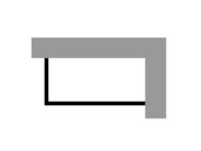 Duravit Starck vanový panel 200x100 cm, do pravého rohu