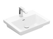 Villeroy & Boch Subway 3.0 Umyvadlo 550x440 mm, s přepadem, otvor pro baterii, CeramicPlus, Stone White