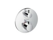 Hansgrohe Ecostat S Termostatická baterie pod omítku pro 2 spotřebiče, chrom