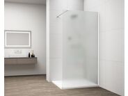 Polysan ESCA WHITE MATT jednodílná sprchová zástěna k instalaci ke stěně, matné sklo, 800 mm