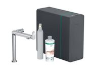Hansgrohe Aqittura M91 Dřezová baterie, SodaSystem, sBox, chrom