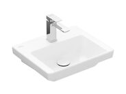 Villeroy & Boch Subway 3.0 Umývátko 450x370 mm, bez přepadu, otvor pro baterii, CeramicPlus, Stone White