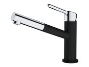 Franke Orbit dřezová baterie FC 3055.901 s výsuvnou koncovkou, chrom/matná černá