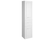 Aqualine FAVOLO vysoká skříňka košem 40x184x31cm, bílá mat