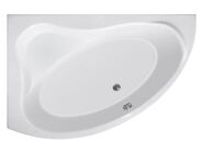 Aqualine ORAVA vana 150x90x38cm bez nožiček, levá, bílá