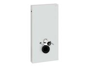 Geberit Monolith sanitární modul pro závěsné WC, 101 cm, boční přívod vody, čelo bílé sklo