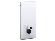 Geberit Monolith sanitární modul pro závěsné WC, 114 cm, spodní přívod vody, bílé sklo