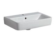Geberit Selnova Compact umyvadlo 55x37 cm, s otvorem pro baterii, s přepadem, bílá