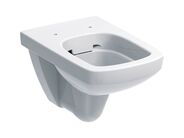 Geberit Selnova Square závěsný klozet 53 cm, hluboké splachování, Rimfree, bílá