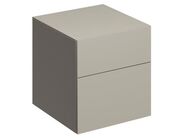 Geberit Xeno² boční skříňka se dvěma zásuvkami 45x46,2x51 cm, lak matný, greige