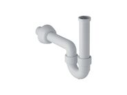 Geberit Zápachová uzávěrka trubková pro umyvadla a bidet, odpadní trubka d 40 mm, alpská bílá