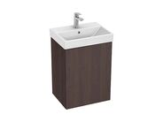 Jika Cubito Style Skříňka pod umývátko 45×34 cm, 1 dveře, tmavý ořech