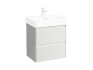 Laufen Base 2.0 skříňka pod umyvadlo 52x36 cm, 2x zásuvka, bílá lesk