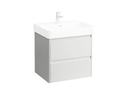 Laufen Base 2.0 skříňka pod umyvadlo 57x44,5 cm, 2x zásuvka, bílá lesk