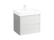 Laufen Base 2.0 skříňka pod umyvadlo 62x44,5 cm, 2x zásuvka, bílá lesk