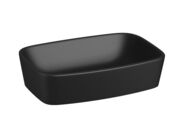 Jika Lyra Plus Umyvadlová mísa 55x38 cm, obdélníková, bez přepadu, černá mat