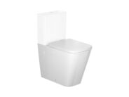 Jika Pure Style WC kombinační mísa, kapotovaná ke stěně, Vortex/Rimless, 63x35,5 cm, vario, bílá