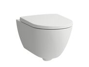 Laufen Pro X Combi Pack Compact závěsné WC 54x36 cm se sedátkem SoftClose, silent flush, Rimless, bílá mat