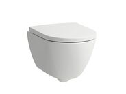 Laufen Pro X Combi Pack Compact závěsné WC 49x36 cm, silent flush, Rimless, sedátko SoftClose, bílá mat