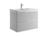 Jika Cubito Style Skříňka pod umyvadlo  81,5×46,5 cm, 2 zásuvky, bílá mat