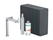 Hansgrohe Aqittura M91 Dřezová baterie, SodaSystem, sBox, chrom