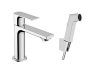 Hansgrohe Rebris E Umyvadlová baterie s bidetovou sprškou, chrom