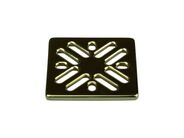 HL Vtoková mřížka z leštěné mosazi 94x94 mm