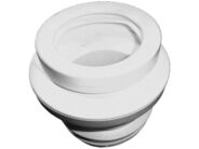 HL Excentrická napojovací manžeta, DN90 pro záchodovou mísu s těsnícími lamelami.