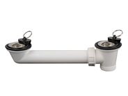 HL Odpadní souprava DN40x6/4”se dvěma odpadními ventily