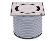 HL Nástavec d 110 mm, nerezový rámeček 121x121 mm