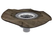 HL Těleso podlahové vpusti DN75 se svislým odtokem, s asfaltovou manžetou