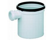 HL Nástavec 130mm/d 145mm s boční přítokovou trubkou DN40