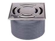 HL Nástavec d 146mm/ V4A nerezový rám 145x145mm/ nerezová mřížka 138x138mm, Klick-Klack