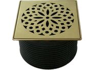 HL Nástavec d 146mm/ nerezový rám 145x145 systém Klick-Klack/mřížka 138x138mm Hamam