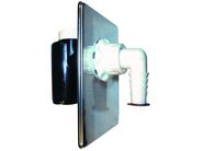 HL Odtoková souprava pro pračky DN40/50 se suchým uzávěrem proti pronikání zápachu, 160x110mm