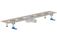 HL Obzvláště plochý žlab z nerezové oceli k zabudování do plochy, odtok DN50