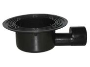 HL Těleso podlahové vpusti DN50/75 s ležatým odtokem, s pevnou izolační přírubou, bez Zu a nástavce