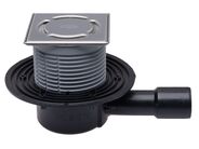 HL Podlahová vpust DN40/50 s ležatým odtokem s pevnou izolační přírubou, ZU standard, KLICK-KLACK