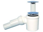 HL Zápachová uzávěrka DN40/50 ke sprchovým mísám ( s otvorem 52mm) a přepadovou trubicí 0-70mm