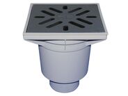 HL PerFEKT dvorní vtok DN160 se svislým odtokem litina 260x260mm/litina 226x226mm