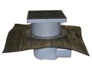 HL Velkokapacitní podlahová vpust DN110, ležatý odtok s živičným pásem, ZU - standard