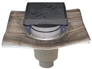 HL Velkokapacitní dvorní vtok DN110, svislý odtok s živičným pásem, ZU