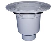 HL Těleso velkokapacitního vtoku DN160, svislý odtok s pevnou izolační přírubou, bez ZU a nástavce