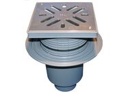 HL Velkokapacitní podlahová vpust DN160, svislý odtok s izolační přírubou, ZU - standard