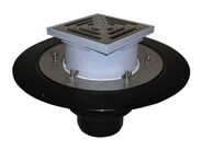 HL Střešní vtok DN125 se svislým odtokem s izolační svorkou, pochůzný