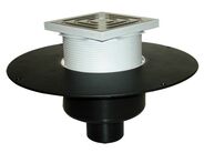 HL Střešní vtok DN125 se svislým odtokem s PP izolační přírubou, pochůzný