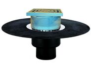 HL Střešní vtok DN110 se svislým odtokem a živičným límcem pro pochůzné střechy