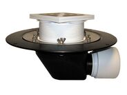 HL Střešní vtok DN75/110 s ležatým odtokem, s pevnou přírubou a izolační svorkou