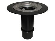 HL Nástavec 300mm / d 125mm s pevnou izolační přírubou, s izolační svorkou