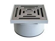 HL Nástavec žebrovaný d 145mm s plastovým rámem a nerezovou mříží 47x147mm/138x138mm